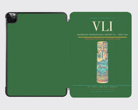 Thumbnail for Bauerfield International Airport (VLI) design on green ipad tablet case