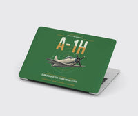 Thumbnail for A-1H Skyraider design on green MacBook case