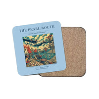 Thumbnail for The Pearl Route - Designed Coasters design on light blue 1-piece