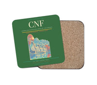 Thumbnail for Tancredo Neves International Airport (CNF) design on green 1 piece coaster