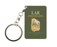 Thumbnail for Laramie Regional Airport (LAR) design on green army key chain