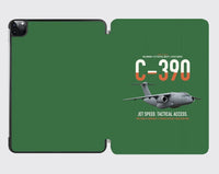 Thumbnail for C-390 Millennium design on green ipad tablet case