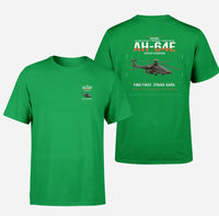 Thumbnail for Boeing AH-64E Apache Guardian design on green t-shirt, double-side print