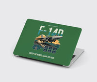 Thumbnail for F-14D Tomcat design on green MacBook case