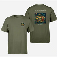 Thumbnail for VINTAGE G4049 - The Night Hangar - Double-Side T-Shirt design on greenarmy double side t shirt