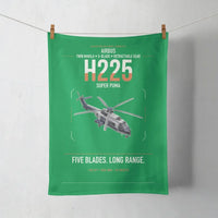 Thumbnail for Airbus H225 design on green towel