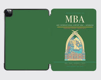 Thumbnail for Moi International Airport (MBA) design on green ipad tablet case