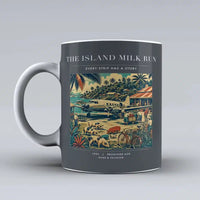 Thumbnail for VINTAGE G4084 - The Island Milk Run - Ceramic Mug design on gray