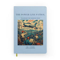 Thumbnail for VINTAGE G4484 - The Power Line Patrol - Designed Notebooks design on lightblue
