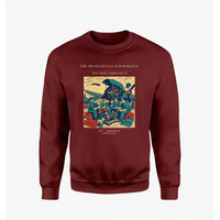 Thumbnail for VINTAGE G4452 - The Mechanic's Lunch Whistle - Designed Sweatshirts design on winered
