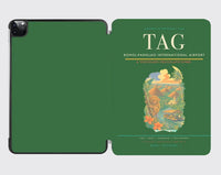 Thumbnail for Bohol-Panglao International Airport (TAG) design on green ipad tablet case