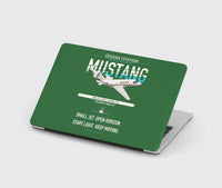 Thumbnail for Cessna Citation Mustang design on green MacBook case