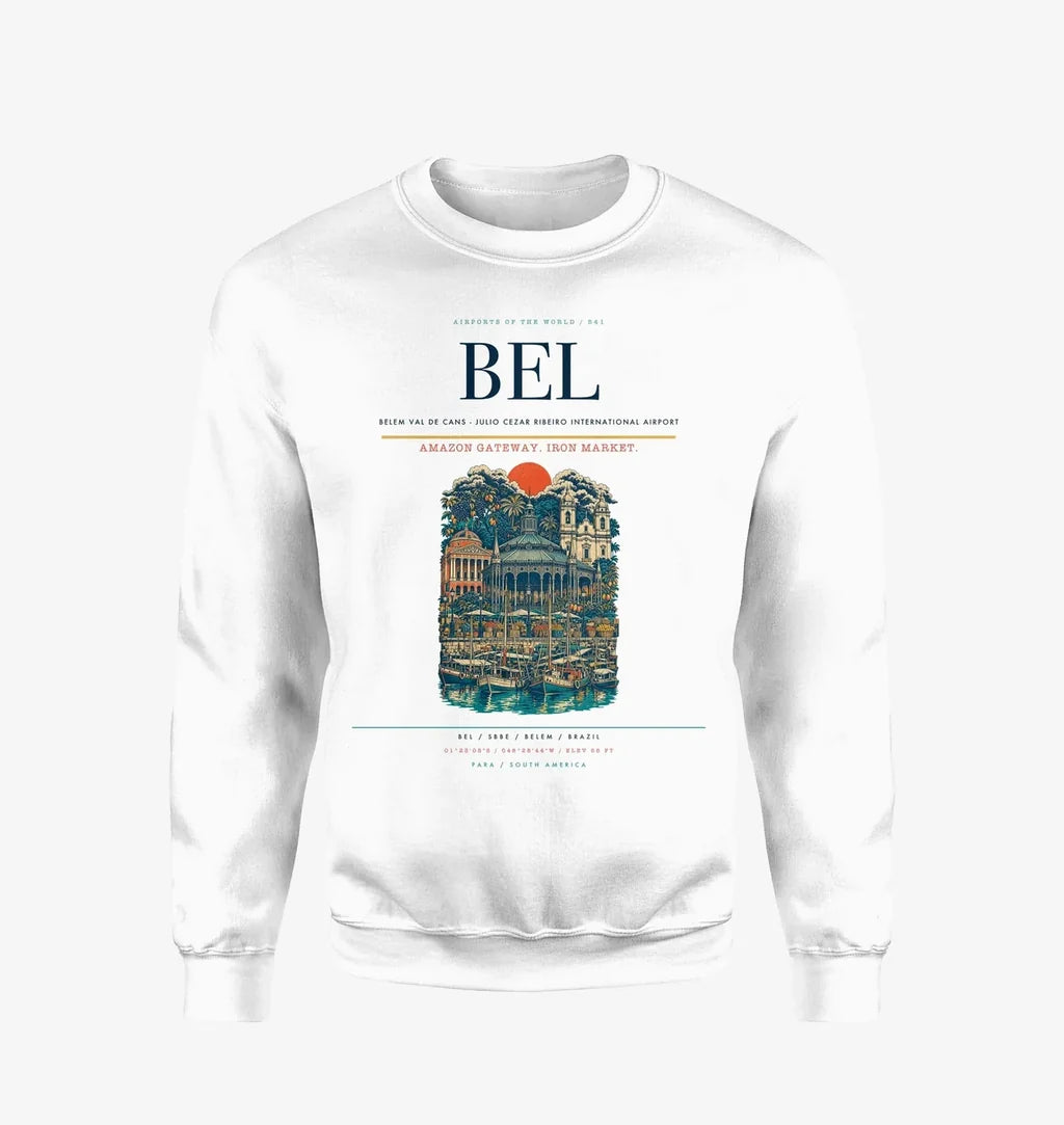 Belem Val de Cans - Julio Cezar Ribeiro International Airport BEL Sweatshirt - White