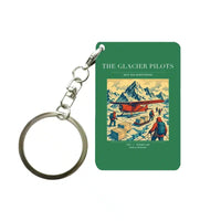 Thumbnail for VINTAGE G4028 - The Glacier Pilots - Designed Key Chain design on green