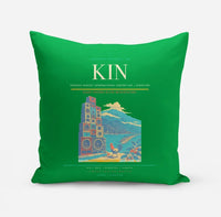 Thumbnail for Norman Manley International Airport (KIN) design on green pillow