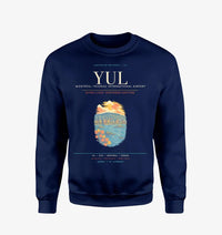Thumbnail for MontrealTrudeau International Airport YUL Sweatshirt - Navy Blue