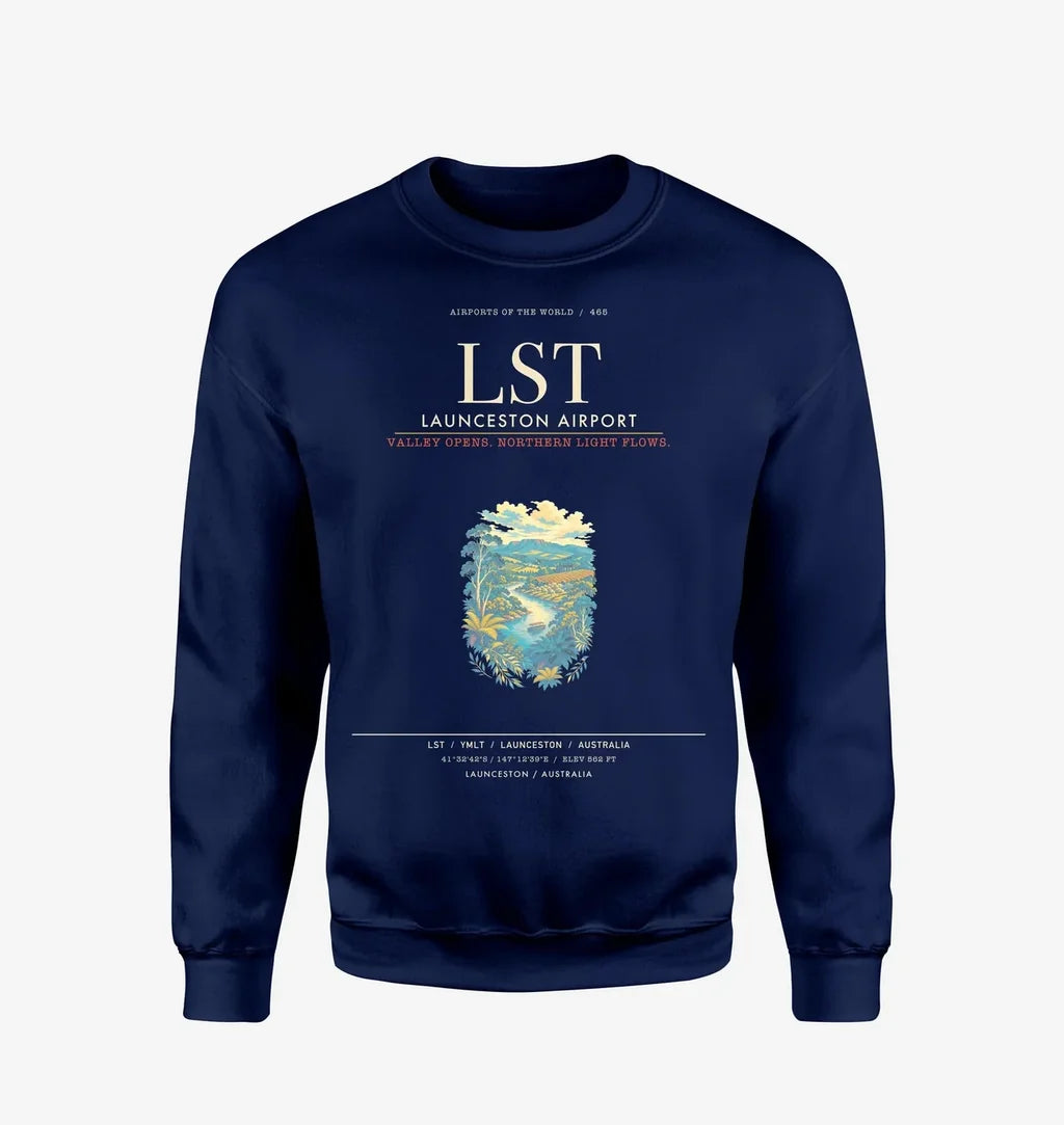 Launceston Airport LST Sweatshirt - Navy Blue