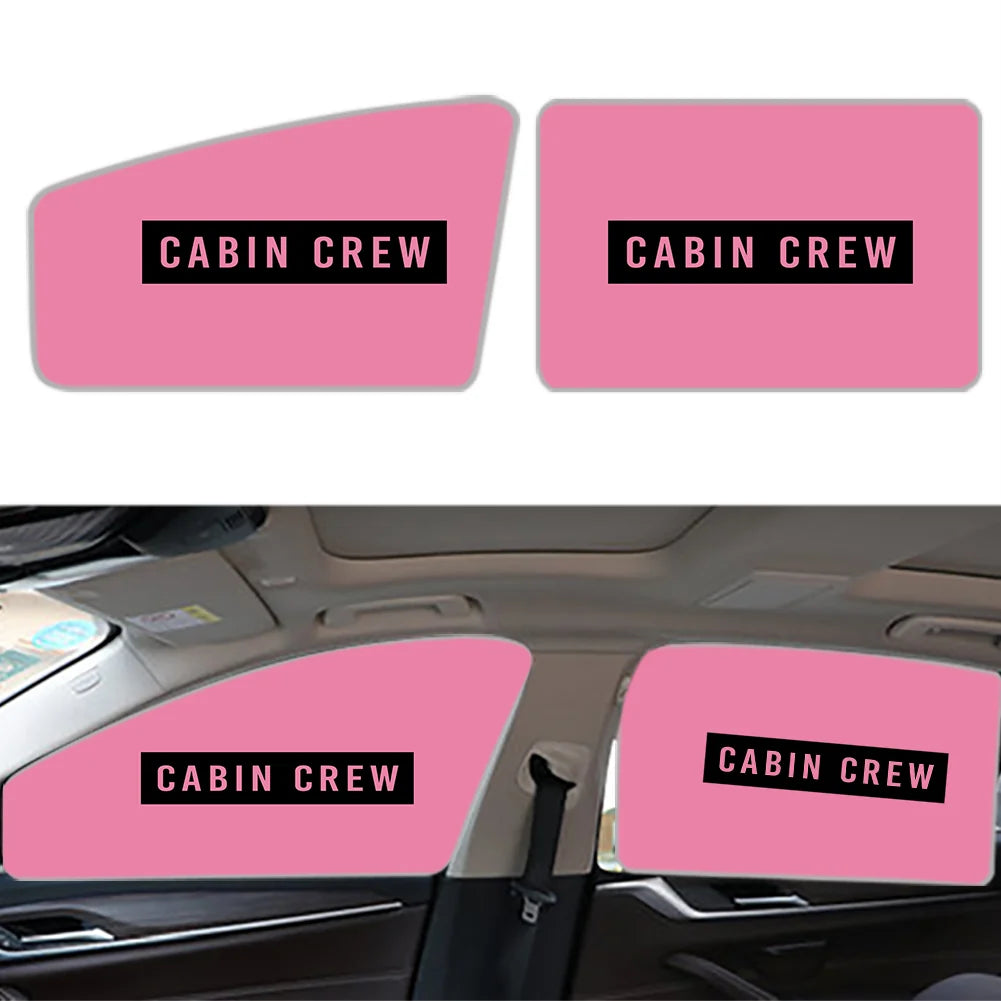 Cabin Crew Text Sun Shade - view 8