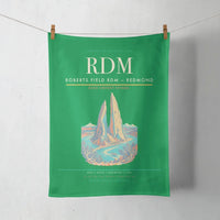 Thumbnail for Roberts Field (RDM) design on green towel
