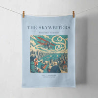 Thumbnail for VINTAGE G4036 - The Skywriters - Designed Towels design on lightblue