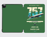 Thumbnail for Boeing 757-300 design on green ipad tablet case