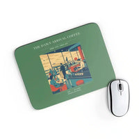 Thumbnail for VINTAGE G4310 - The Dawn Arrival Coffee - Designed Mouse Pads design on green rectangle