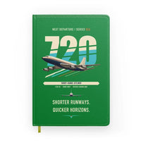 Thumbnail for Boeing 720B design on green notebook