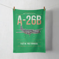 Thumbnail for A-26B Invader design on green towel