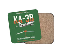 Thumbnail for KA-3B Skywarrior design on green 1 piece coaster