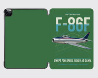 Thumbnail for F-86F Sabre design on green ipad tablet case