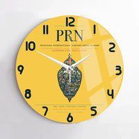Thumbnail for Prishtina International Airport Adem Jashari PRN Wall-Clock No-Frame - Yellow