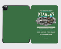 Thumbnail for PT6A-67 design on green ipad tablet case