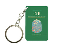 Thumbnail for Bagdogra International Airport IXB — Siliguri Key Chain design on green key chain