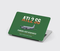 Thumbnail for Atlantique 2 Standard 6 design on green MacBook case