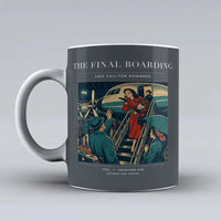 Thumbnail for VINTAGE G4102 - The Final Boarding - Ceramic Mug design on gray