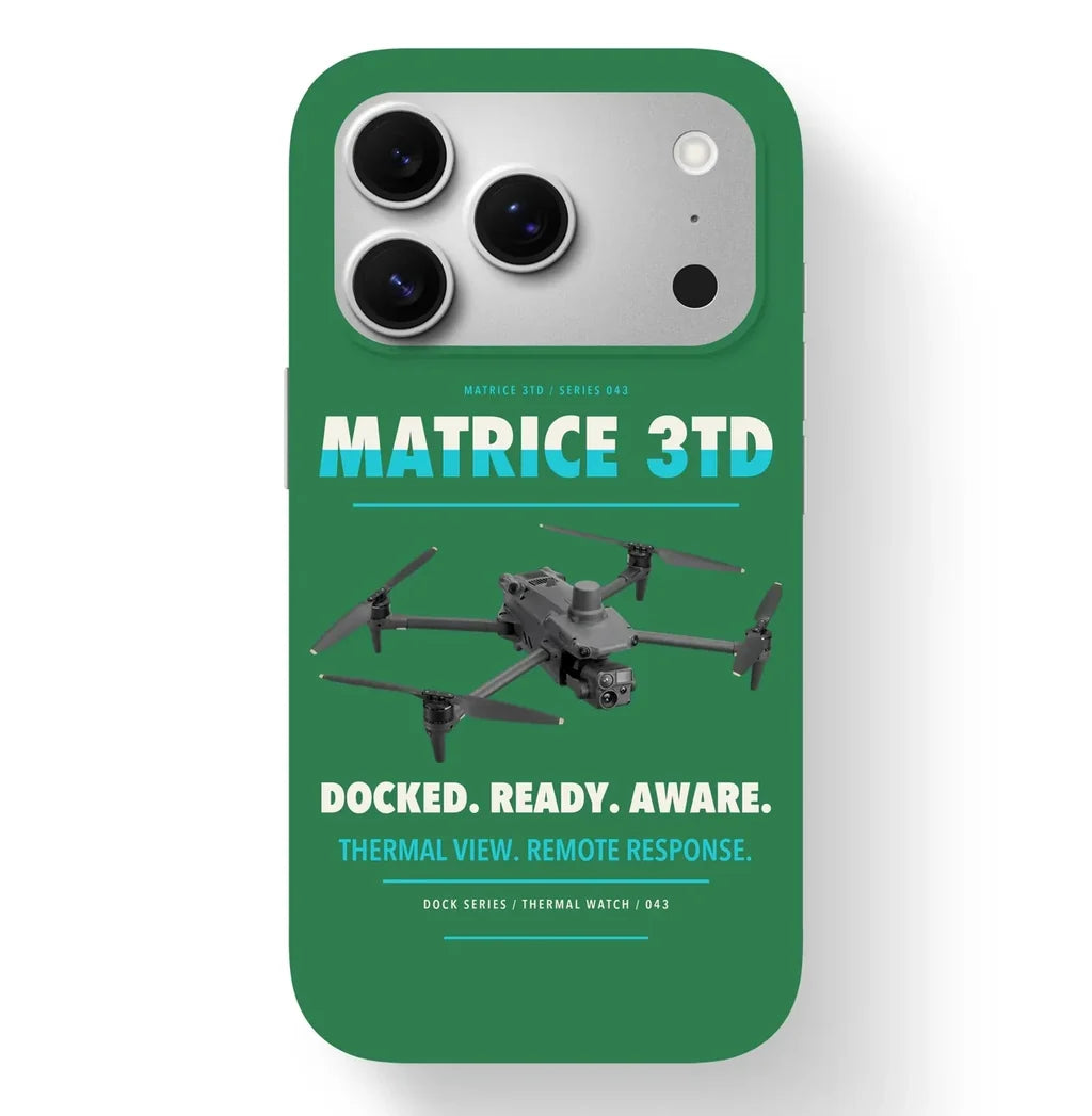 DJI Matrice 3TD Case design on green iphone case