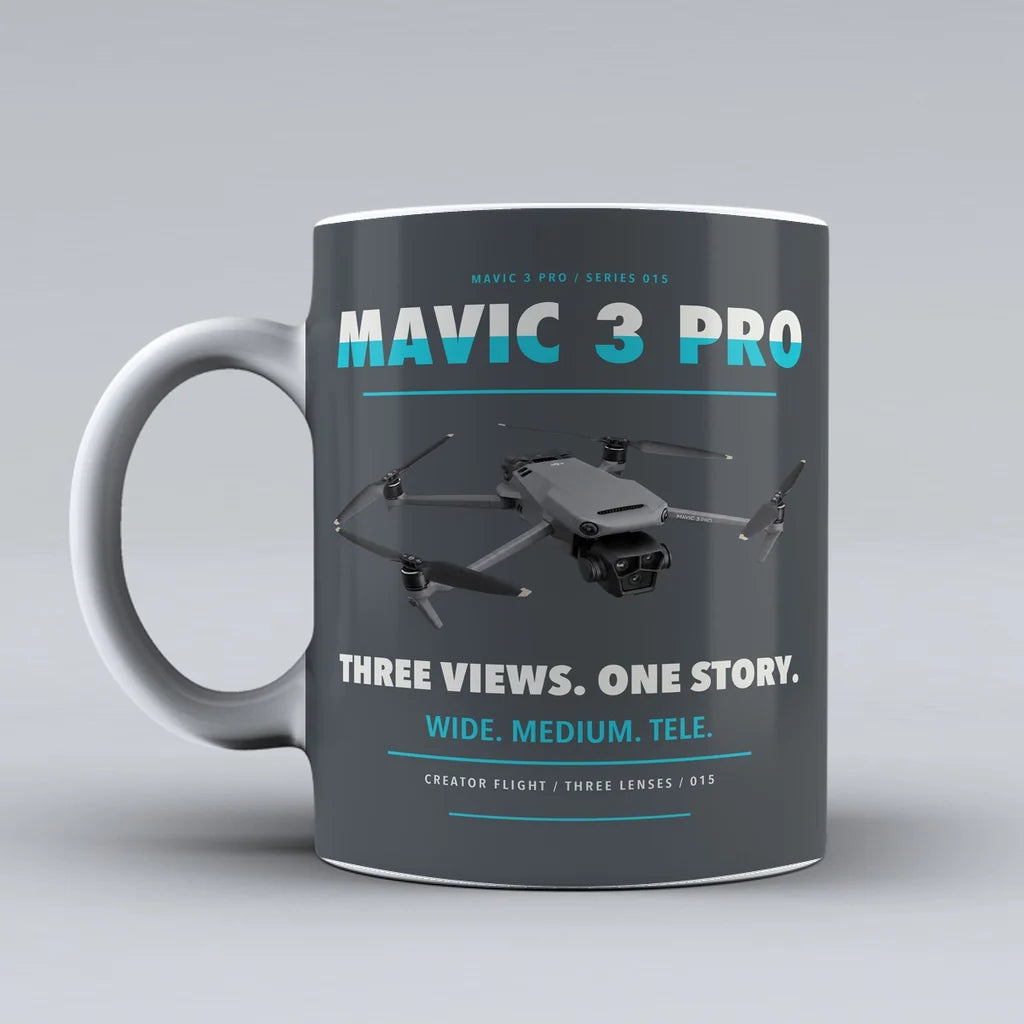 Mavic 3 Pro Mug design on gray dji