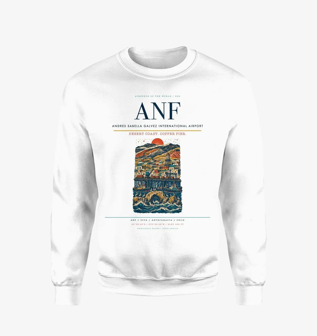 Andres Sabella Galvez International Airport ANF Sweatshirt - White