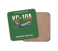 Thumbnail for KC-10A EXTENDER design on green 1 piece coaster