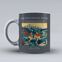 Thumbnail for VINTAGE G4250 - The Pontoon Picnic - Ceramic Mug design on gray