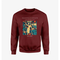Thumbnail for VINTAGE G4515 - The Hospital Flight South - Designed Sweatshirts design on winered