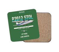 Thumbnail for Tecnam P2012 STOL design on green 1 piece coaster