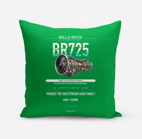 Thumbnail for BR725 design on green pillow