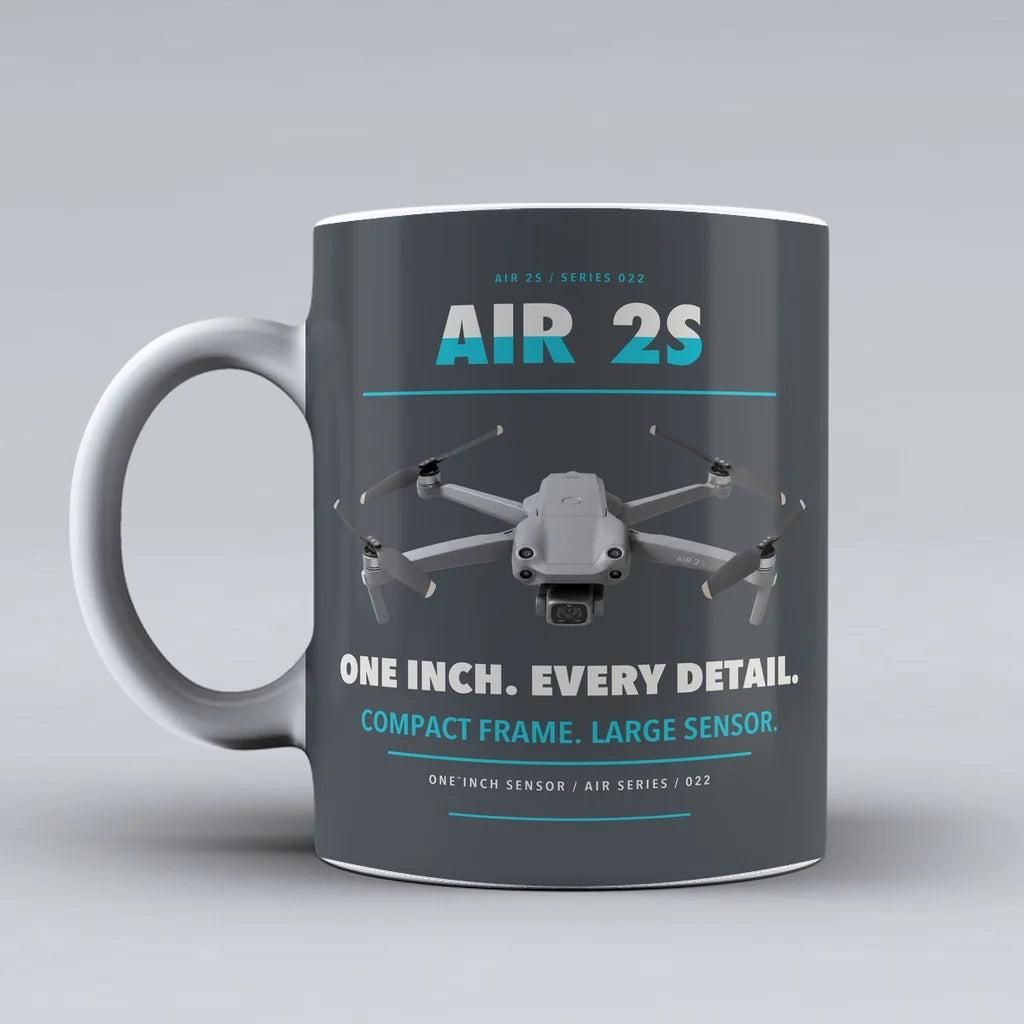 Air 2S Mug design on gray dji
