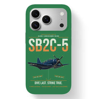 Thumbnail for SB2C-5 Helldiver design on green magsafe iphone case, for iPhone 17 Pro