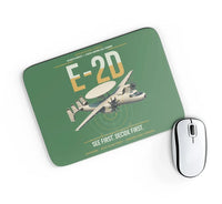 Thumbnail for E-2D Advanced Hawkeye design on green rectangle mouse pad