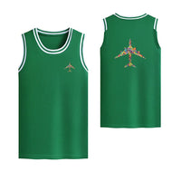 Thumbnail for Customisable Colourful Airplane Basketball Print - view 8