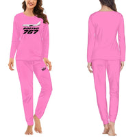 Thumbnail for The Boeing 767 women pajamas - Pink