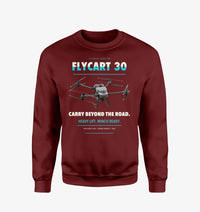 Thumbnail for DJI FlyCart 30 design on wine red sweatshirt
