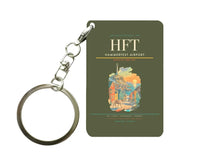 Thumbnail for Hammerfest Airport (HFT) design on green army key chain